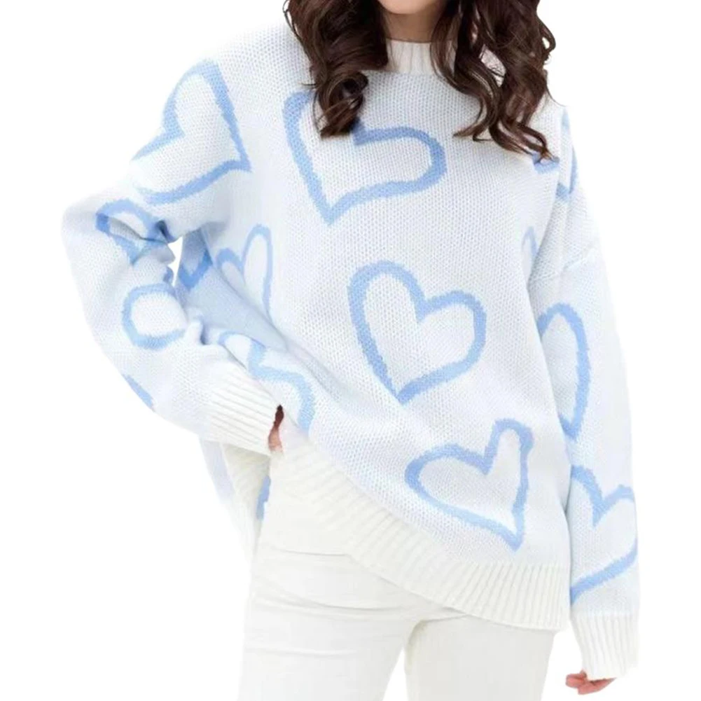 ストリートスタイル カジュアルトップス ルーズプルオーバー カジュアル外出 トレンド ルーズフィットセーター カジュアルトップス 新品同様