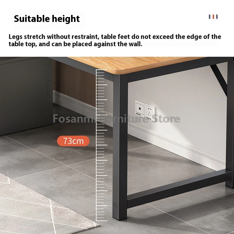 Компактные письменные столы для небольших помещений Современный офисный стол для ПК с прочной рамкой Простой игровой компьютерный стол для домашней комнаты