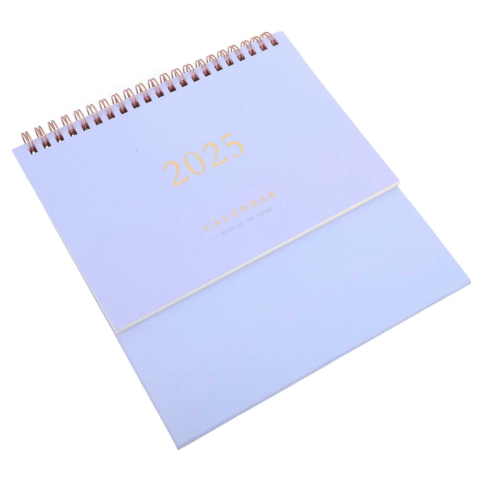 

Gold Stamping Desk Calendar 2025 Small Table Planner Monthly Standing Calendars Household Daily Use Office Decorative Tabletop