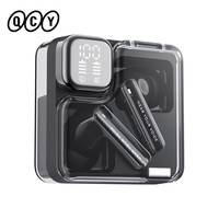 QCY MeloBuds Neo Wireless Earphones Bluetooth 5.3 LED Power Digital Display TWS Earbuds Transparent Headset Dual-Connection