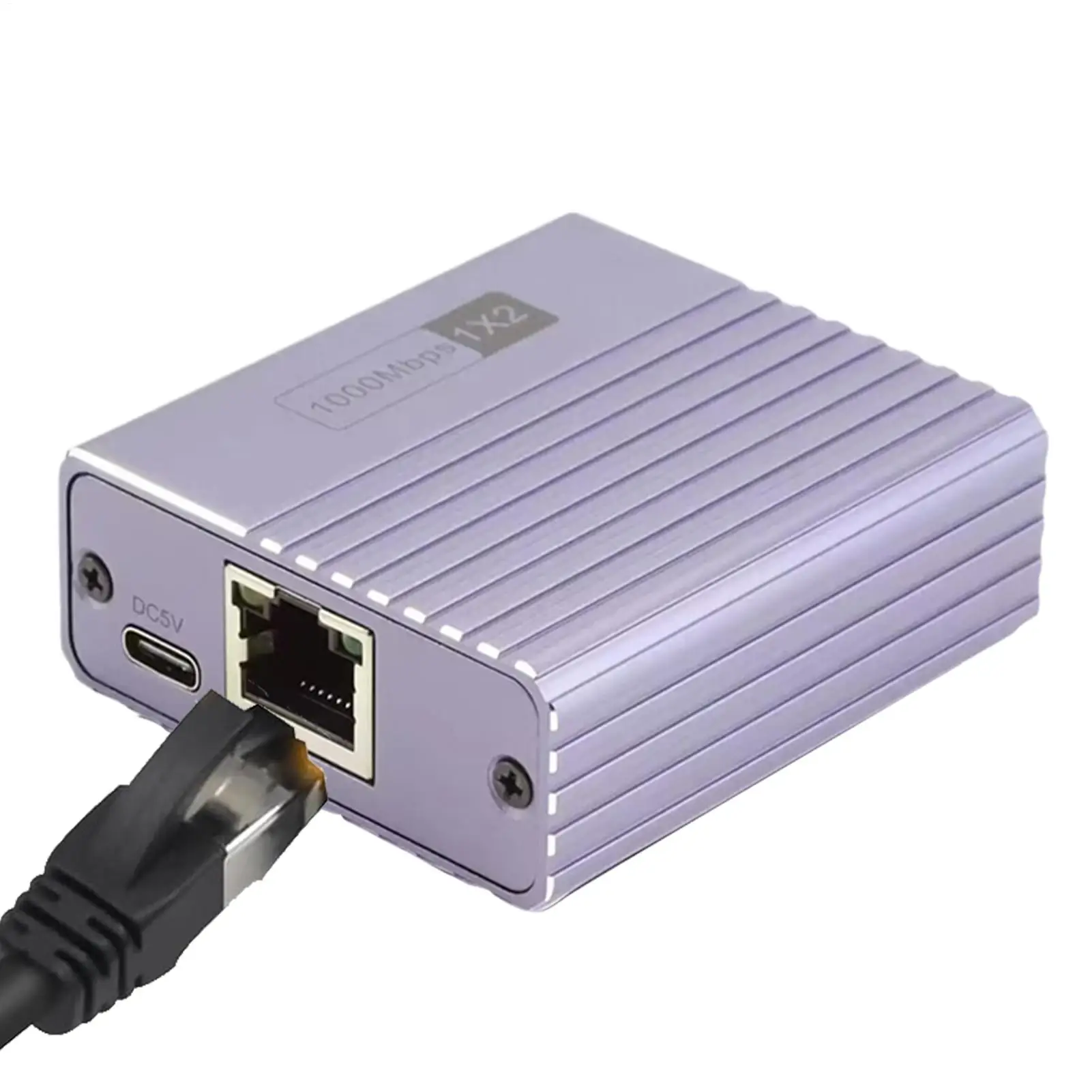 

Ethernet Splitter WiFi Splitter 1 In 4 Out High Speed Gigabit Router Adapter Low-Latency Accessories For Library PC Camera TV