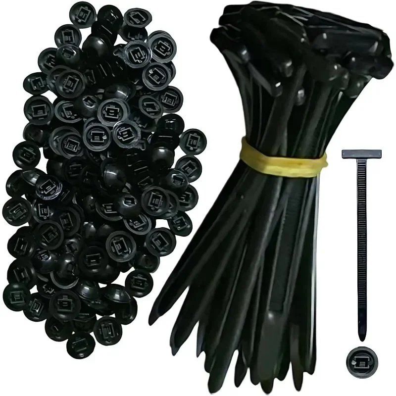 Improved Universal Nylon Body Clip Buckle，Heavy Duty UV Resistant Push Pin Fastener for Car Fender Mudguard Zipties