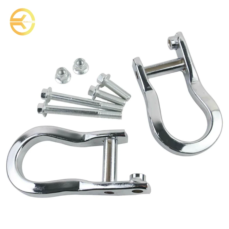 84072462 23236698 2X Chrome Tow Hooks For Chevrolet Silverado Sierra 1500 07-19