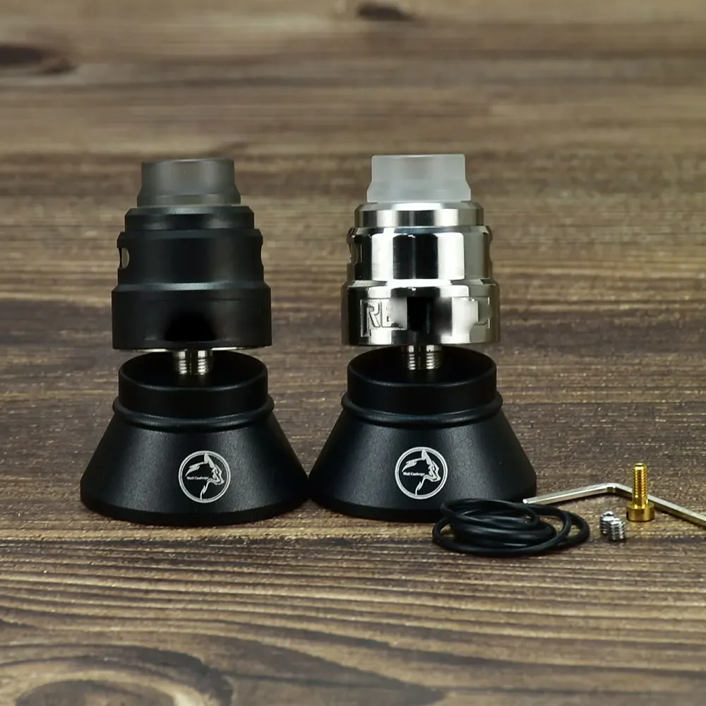 Wolfcoolvape 24mm S RDA Atomizer do Vape Tanku 316SS Rebuildable Dripping Atomizer do Modów E-Papierosów DIY Vape Clouds