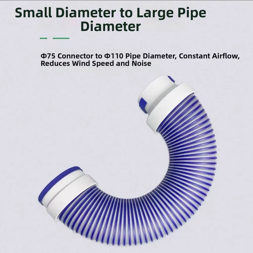 Flexible Duct Hose With Steel Wire & Clamps For  Venting And HVAC Systems Home Improvement Heating Cooling Parts view 4