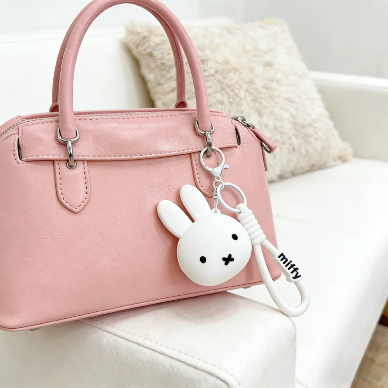 

Силиконовый кошелек для монет с рисунком Miffy, милый мини-чехол для наушников с подвеской, круглый кошелек для монет, подарки на день рождения для мальчиков и девочек