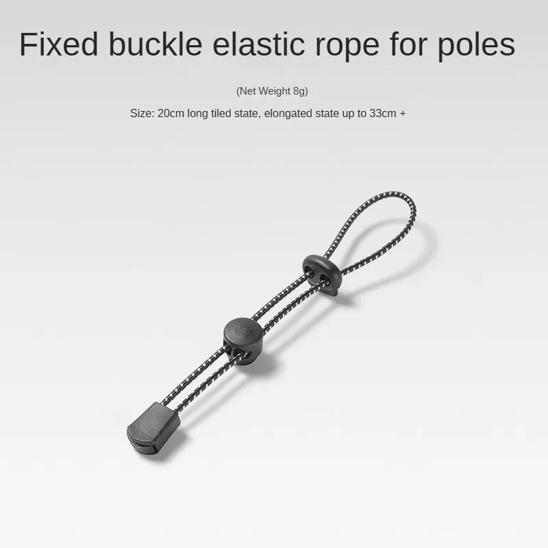 ISE MOUNT 2 pieces Trekking pole rope with buckles,multifunctional elastic strap,Backpack external buckle