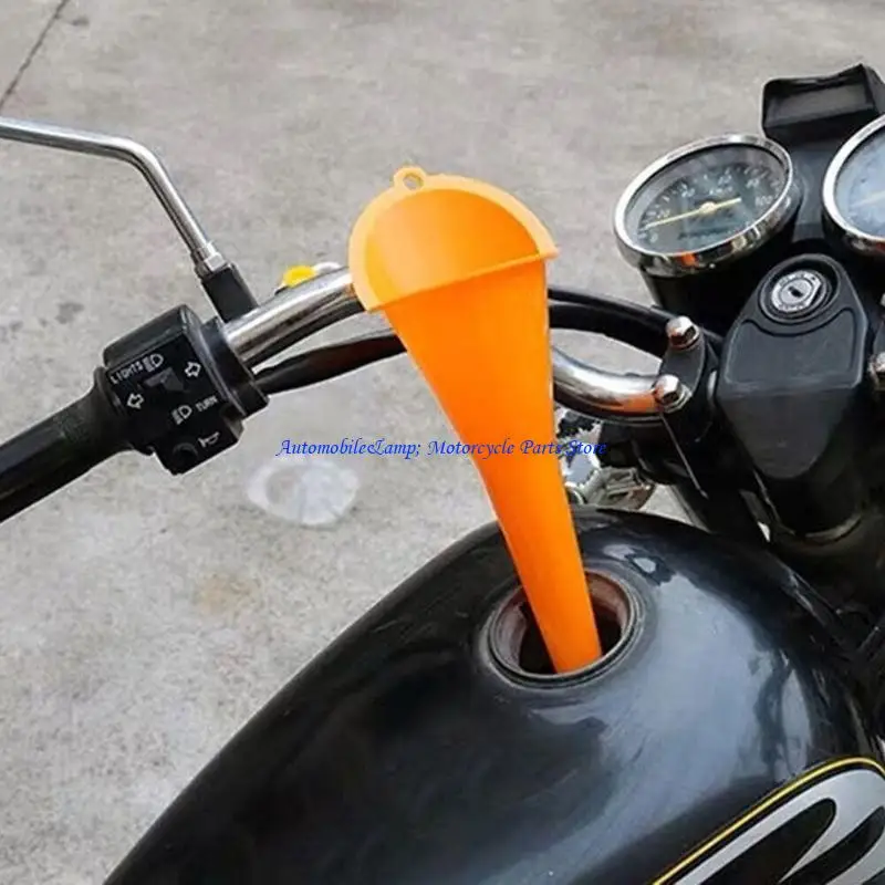 H7BD Practical Set Plastic Tool Hand Plastic Oil Filling Set for Car Bike Refueling