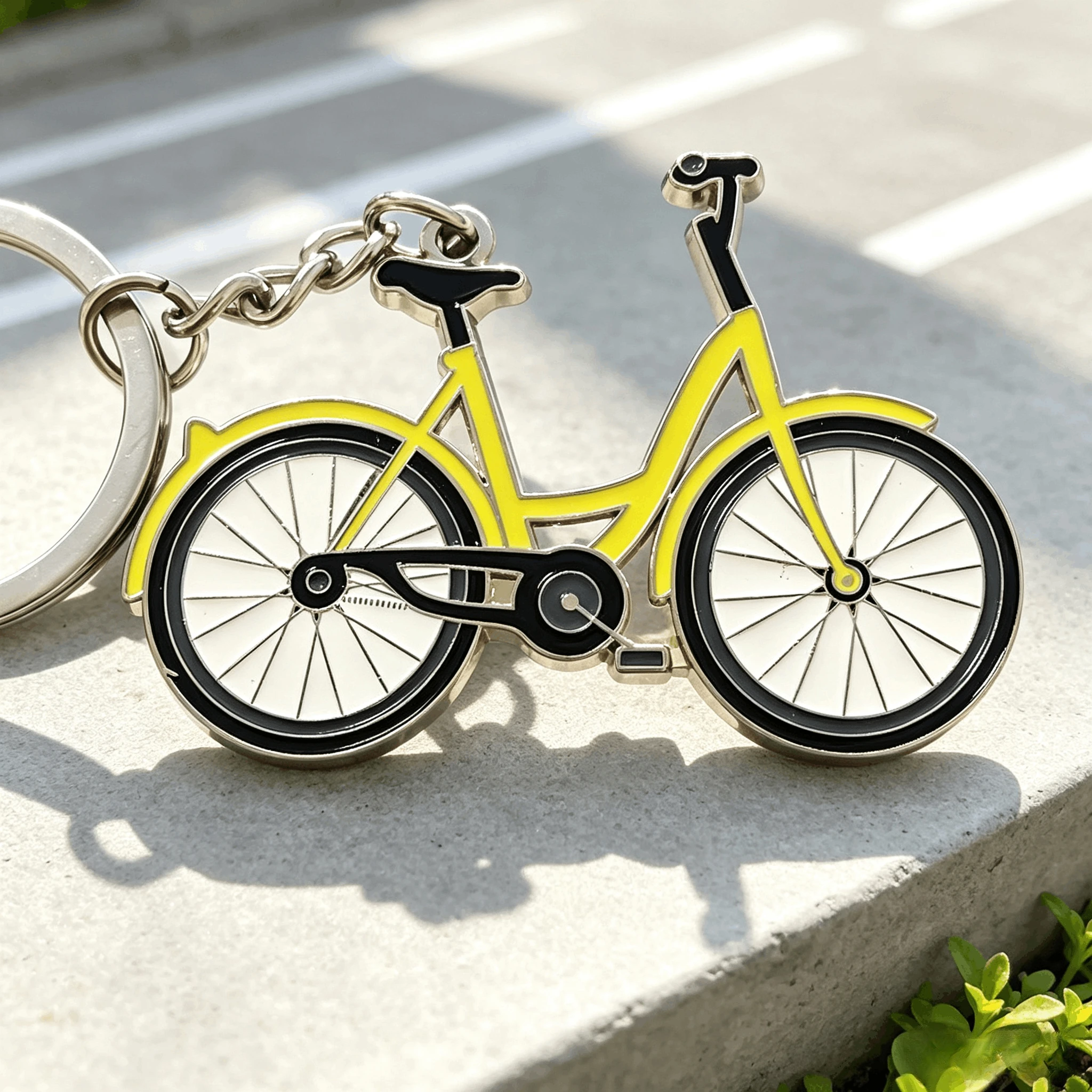 Thank you Bicycle trainer Keychain, Cycling trainer Gifts Key chain Sport Style Metal Bike Gifts