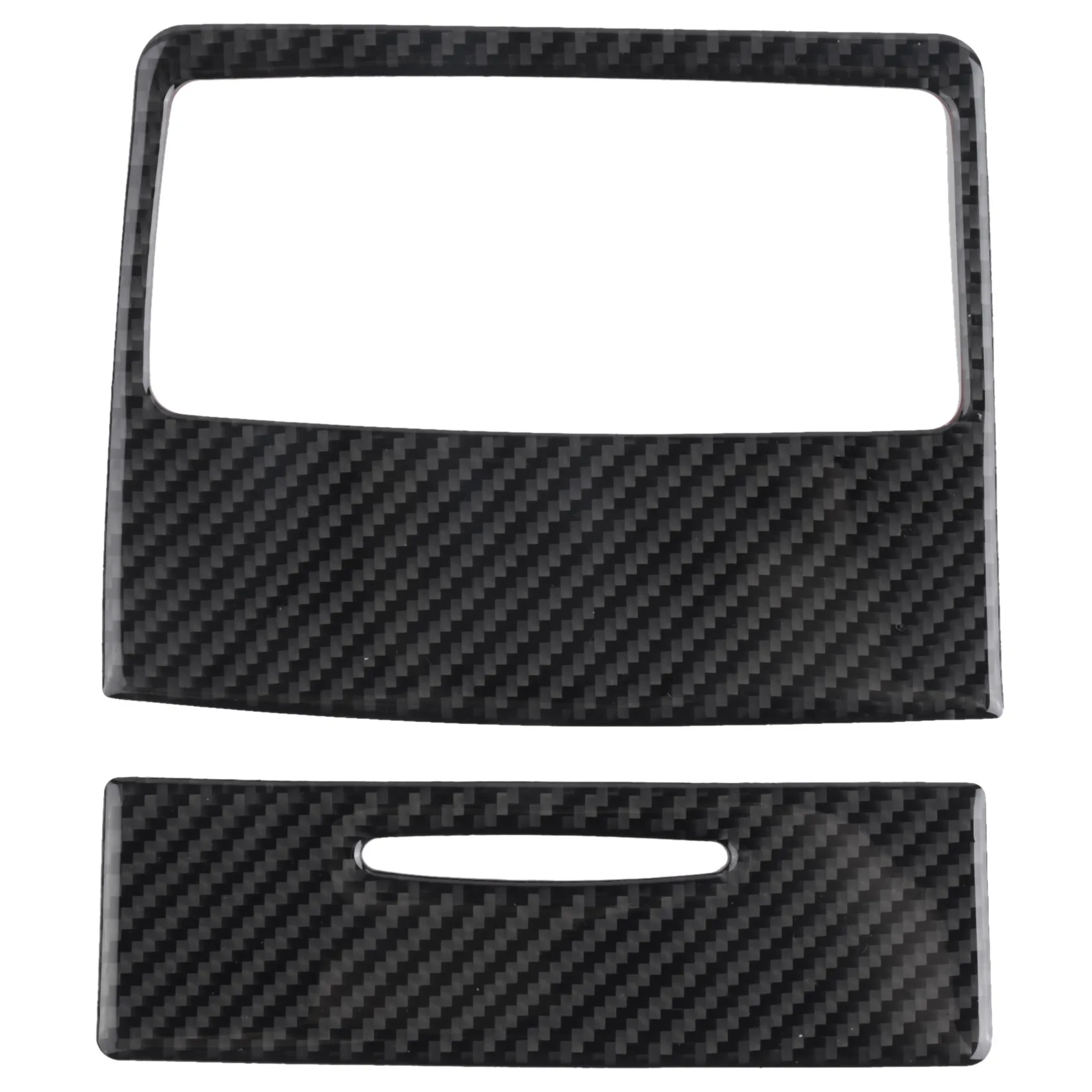 Car Styling Carbon Fiber 3D Sticker Of Car Interior Back Air Vent Frame Cover for -BMW 3 Series E90 E92 E93 2005-2012