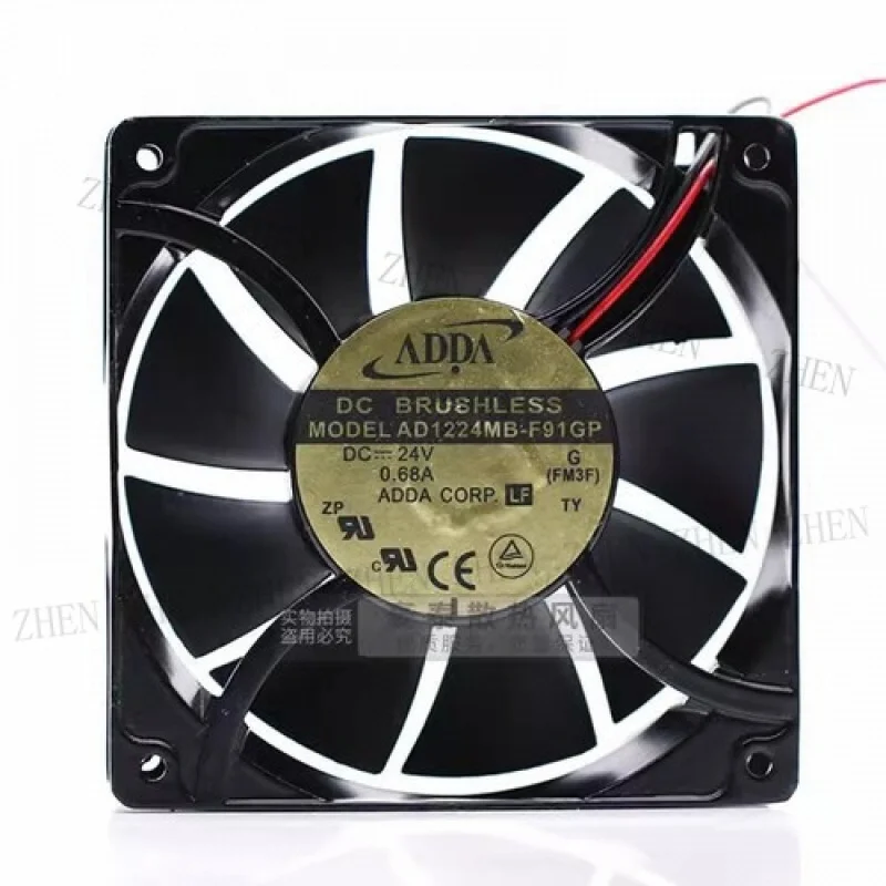 

Y ДЛЯ ADDA AD1224MB-F91GP 12038 DC24V 0.68A 12CM 2-проводной инверторный охлаждающий вентилятор