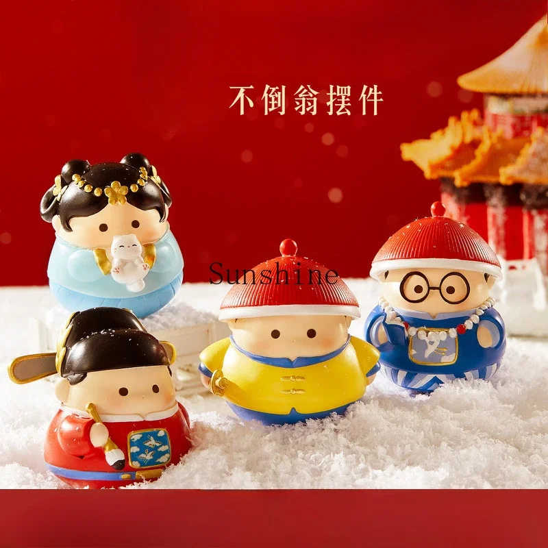 

Tumbler resin tabletop ornament cute toy merchandise christmas birthday gift
