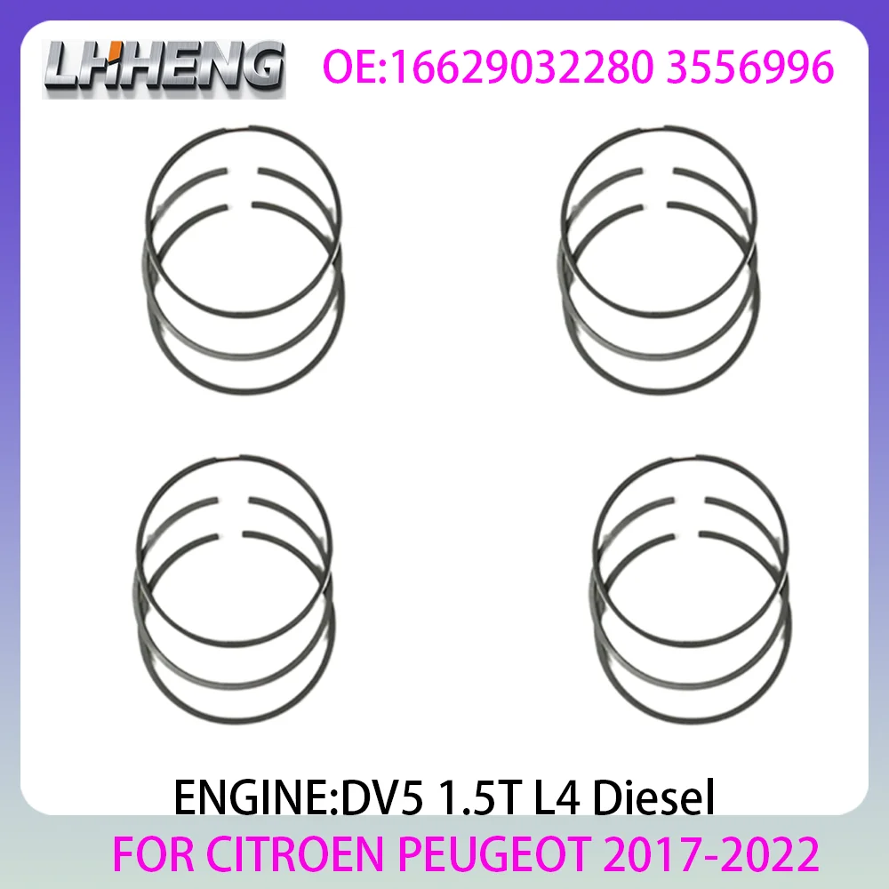

Поршневые кольца двигателя DV5 для CITROEN C3 C4 C5 PEUGEOT 2008 208 3008 301 308 508 EXPERT 1.5L 1.5 L T L4 Дизель 17-22 1629032280