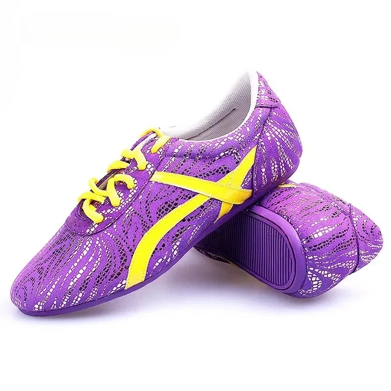High Quality Cowhide Tai Chi Shoes Soft Real Leather Kung Fu  Shoes Martial Arts Sneaker Sports Training Footwear Size 33-43