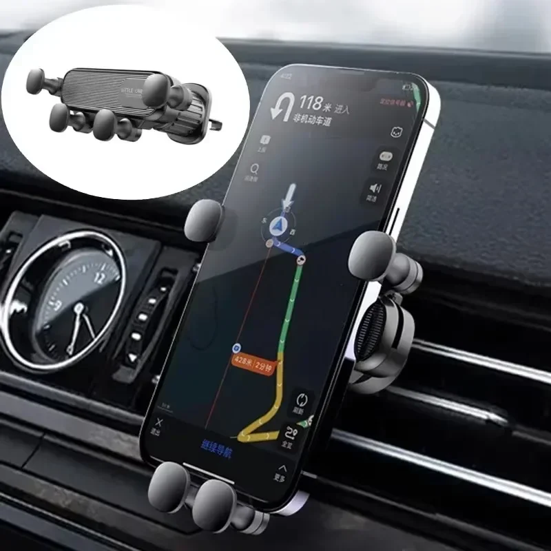

New 360-Rotating Rotate Gravity Car Phone Holder Strong Air Vent Clip Mount Adjustable Mobile Cell Stand Universal Car Bracket