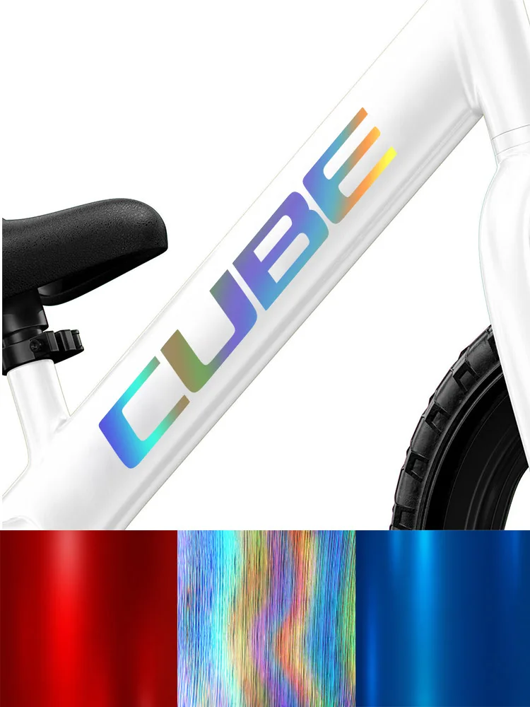 AliExpress Racing Cycling Reflective Decals Kits Vinyls Bike Art Decor CUBE Bicycle Frame Stickers Decals