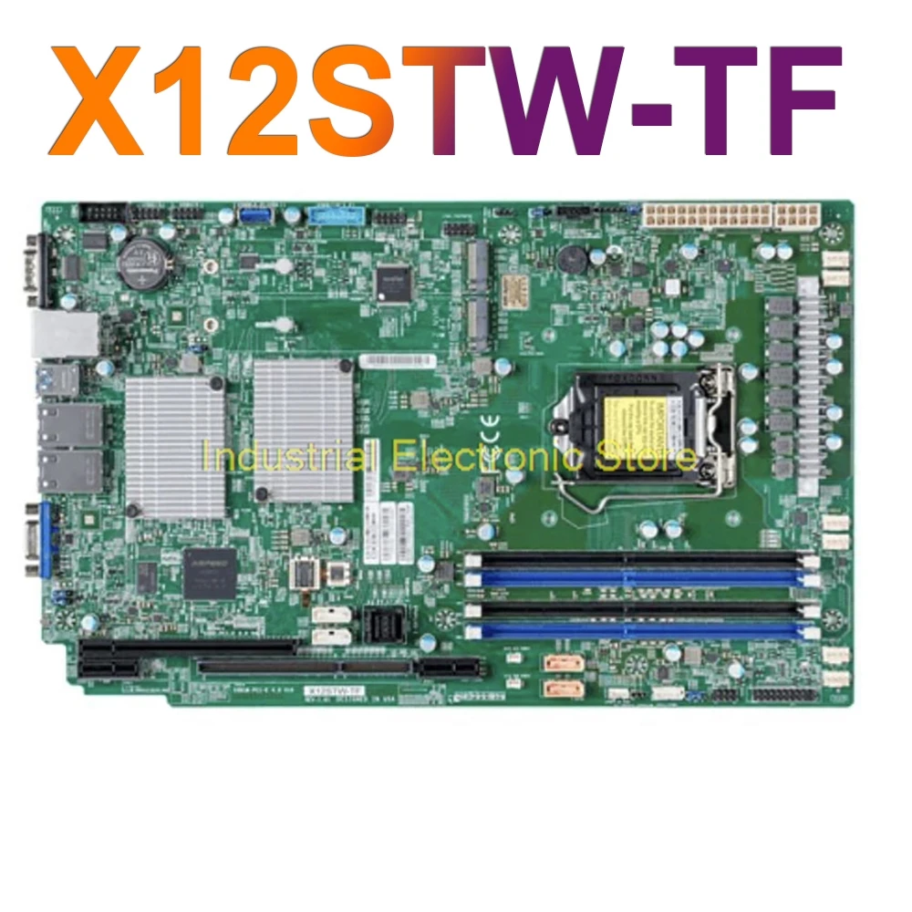 C256 LGA-1200 128GB DDR4-3200MHz Proprietary WIO Server Motherboard For Supermicro X12STW-TF 