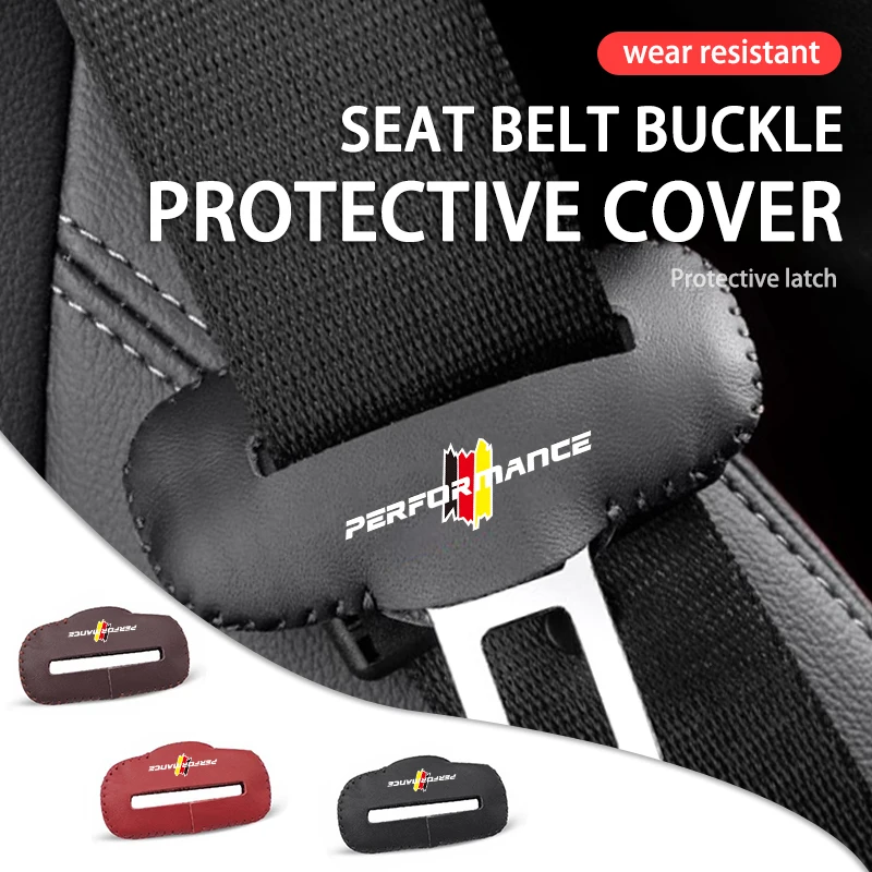 Car Seat Belt Buckle Universal Anti-Scratch Protective Cover For BMW E84 E87 E90 E91 E92 E93 F10 F20 F30 F40 F15 F25 F26