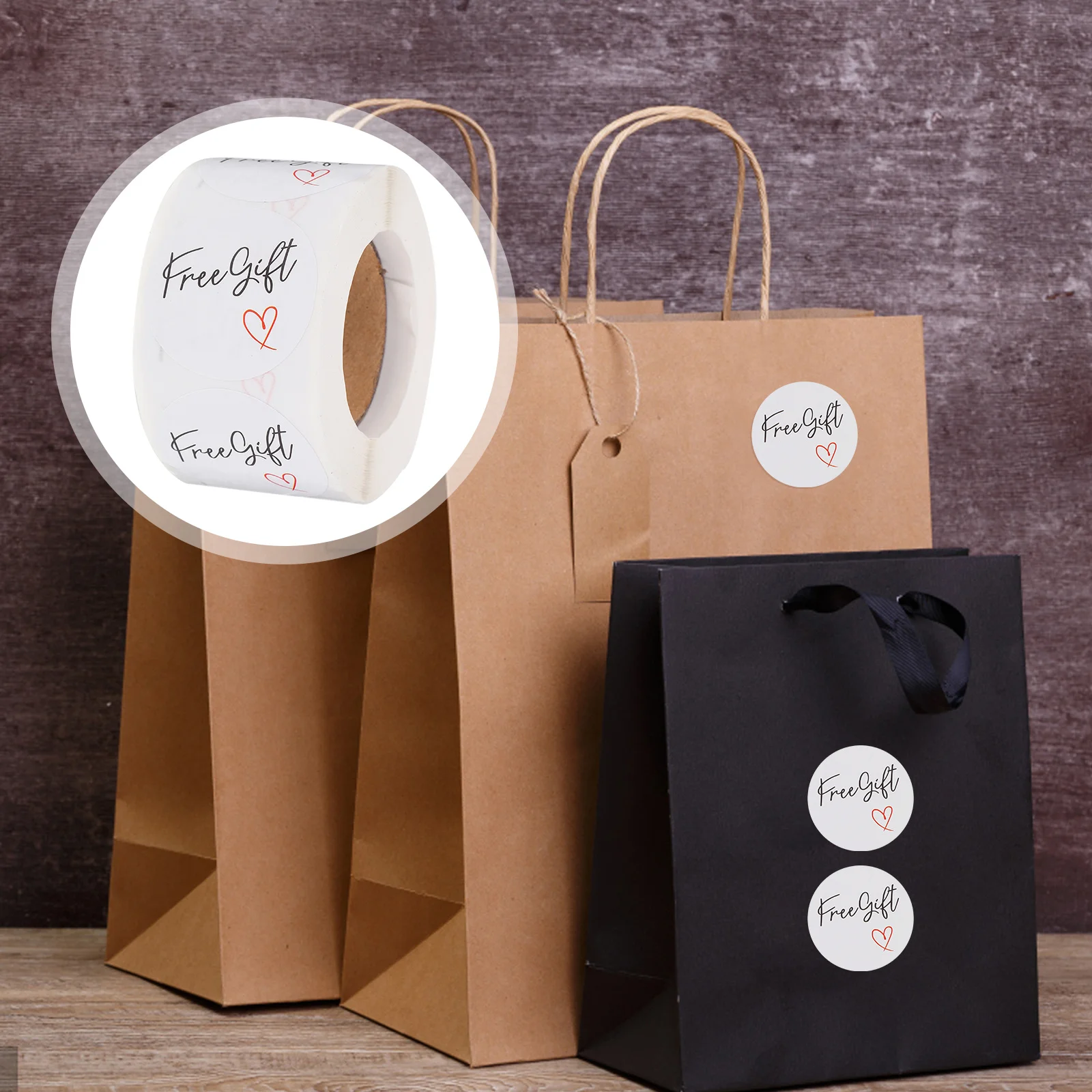 

1 Roll Thank You Round Sticker Paper Adhesive Dot Markers Writable for Office Home Craft Projects Sticker Paper