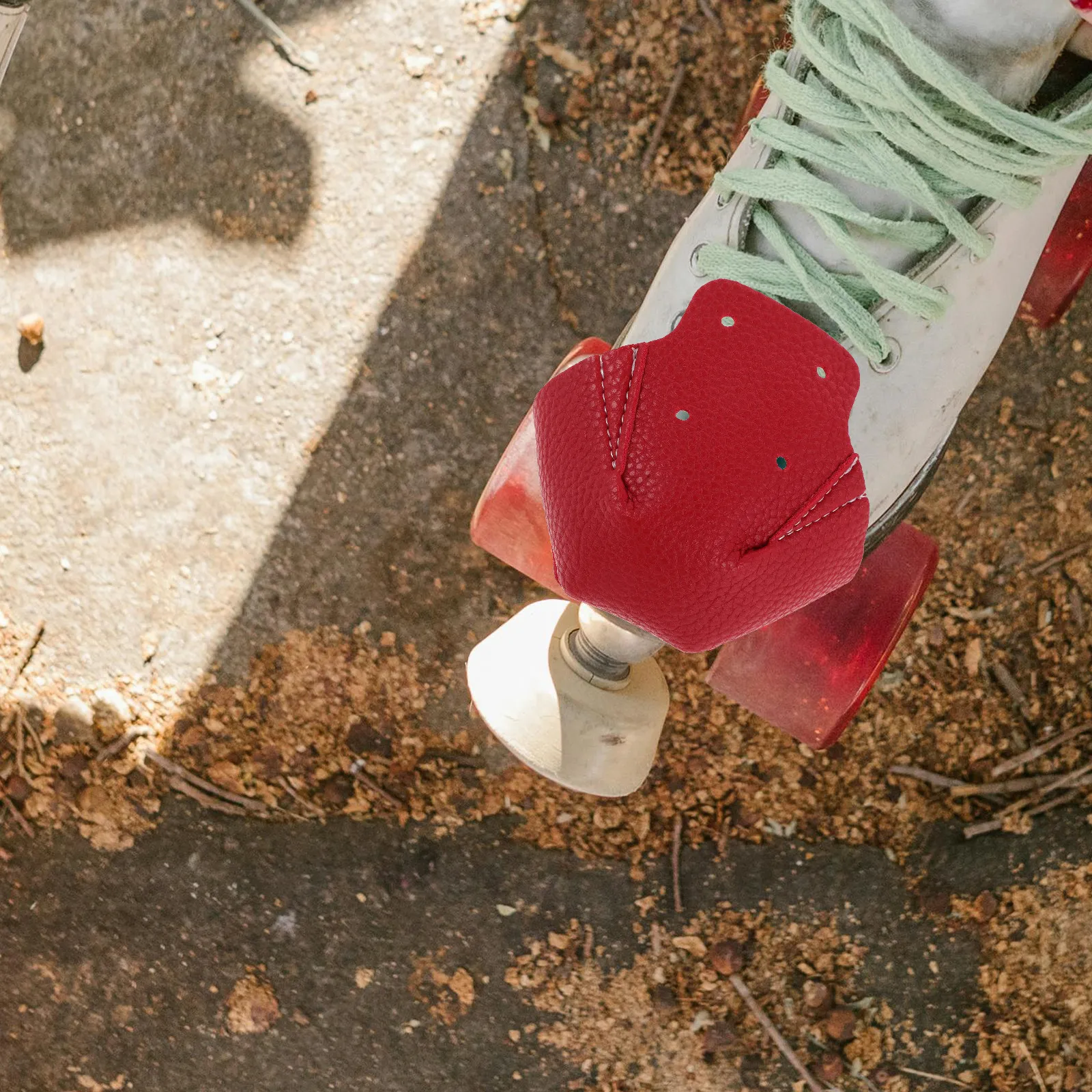 

2Pcs PU Skate Toe Guards Removable Protective Covers for Roller Skates Ice Skates High Abrasion Resistance Secure Fit Impact