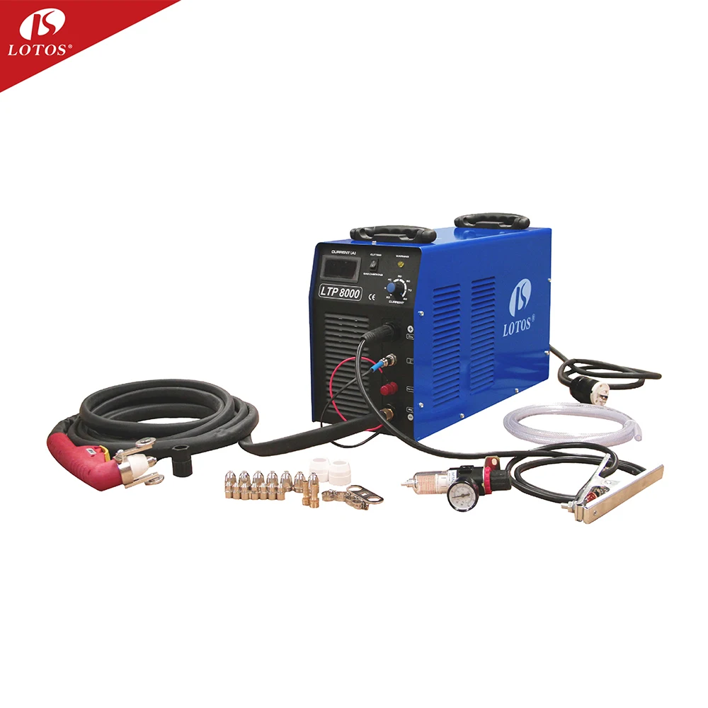 LOTOS LTP8000 قطب البلازما Lgk 80a آلة قطع البلازما الهوائية مستهلكات قطع البلازما الهوائية