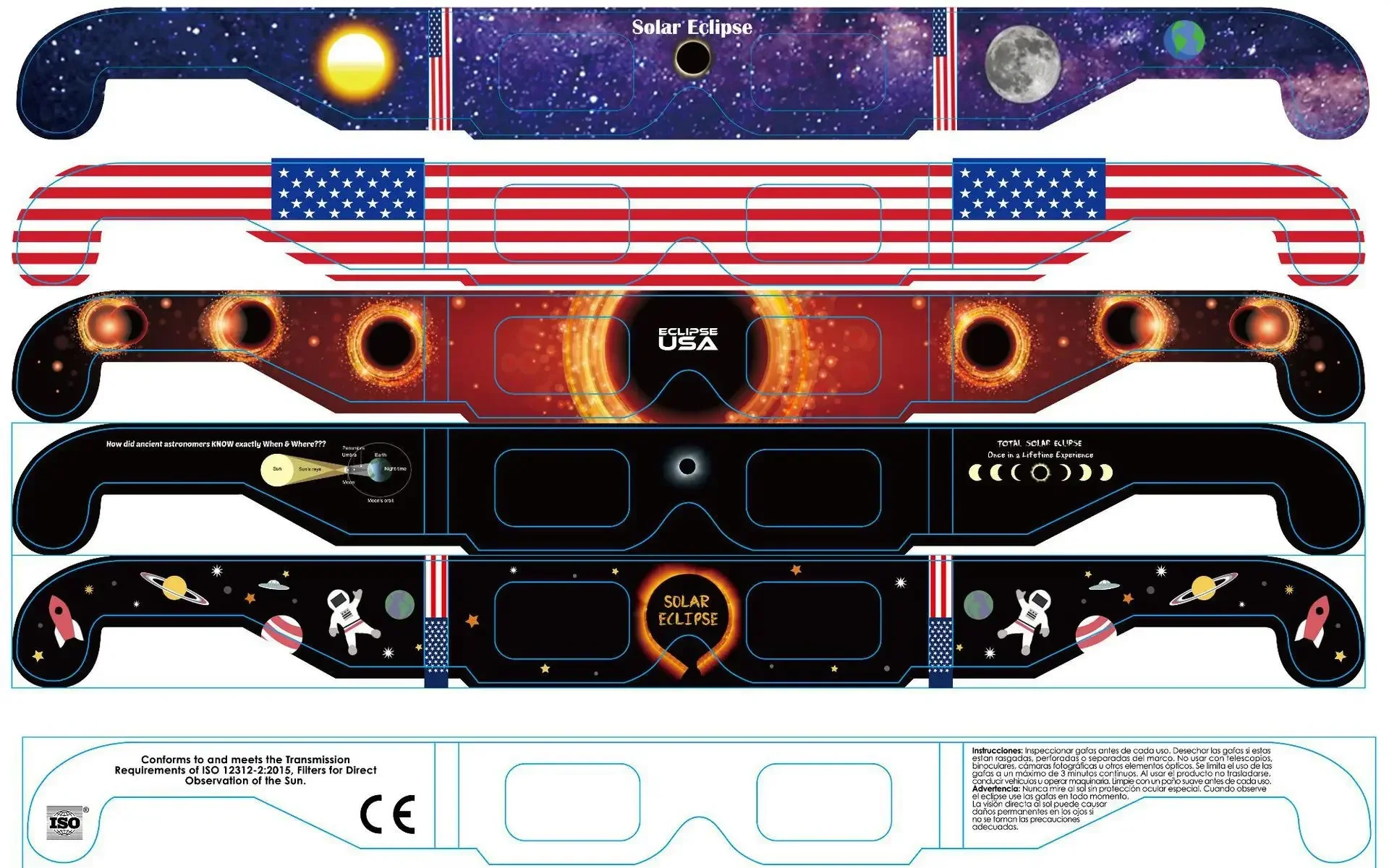 Paper Solar Eclipse Glasses For Direct Sun Viewing Paper Glasses,Anti-UV Viewing Glasses For Kids Paper Eyewear Viewing Glasses