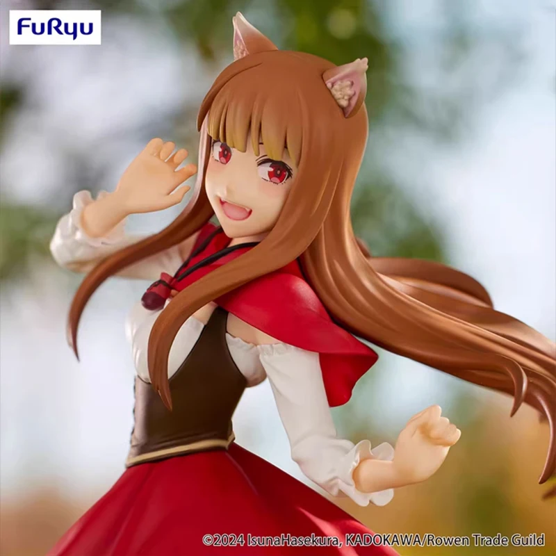 

20cm Genuine FuRyu Trio-Try-iT Spice and Wolf Holo Little Red Riding Hood Anime Action Figure Model Toys Gift for Birthday