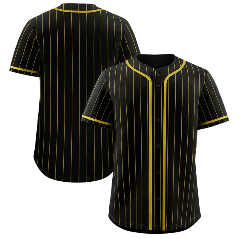 Imagen 3: Customized Baseball Shirt Embroidered With Personalized Name And Number, Buttoned Polyester Softball Jersey, Adult Sports Unifor