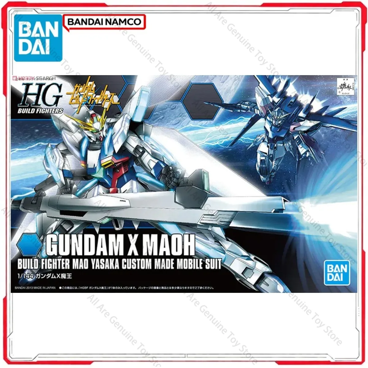 Genuine Bandai Original Gundam Model Kit HGBF X Maoh Collectibles Anime Figures Action Model Toys Gifts Boy girl In Stock