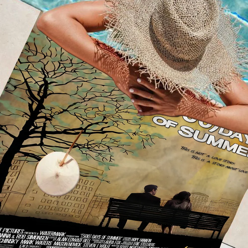 Movie 500 Days Of Summer Microfiber Beach Towel Absorbent Quick Dry Soft Yoga Swimming Resort Mountain Climbing Towel