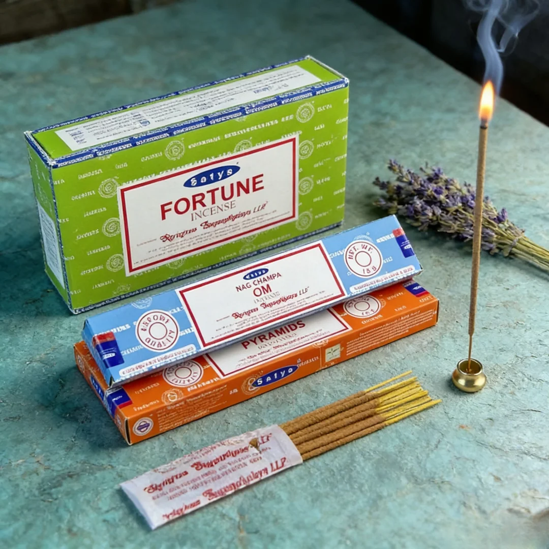 Palo de incienso indio Santo, sándalo blanco de salvia Nirvana, palitos de incienso indio de aire limpio para el hogar, NAG Champa Satya hechos a mano