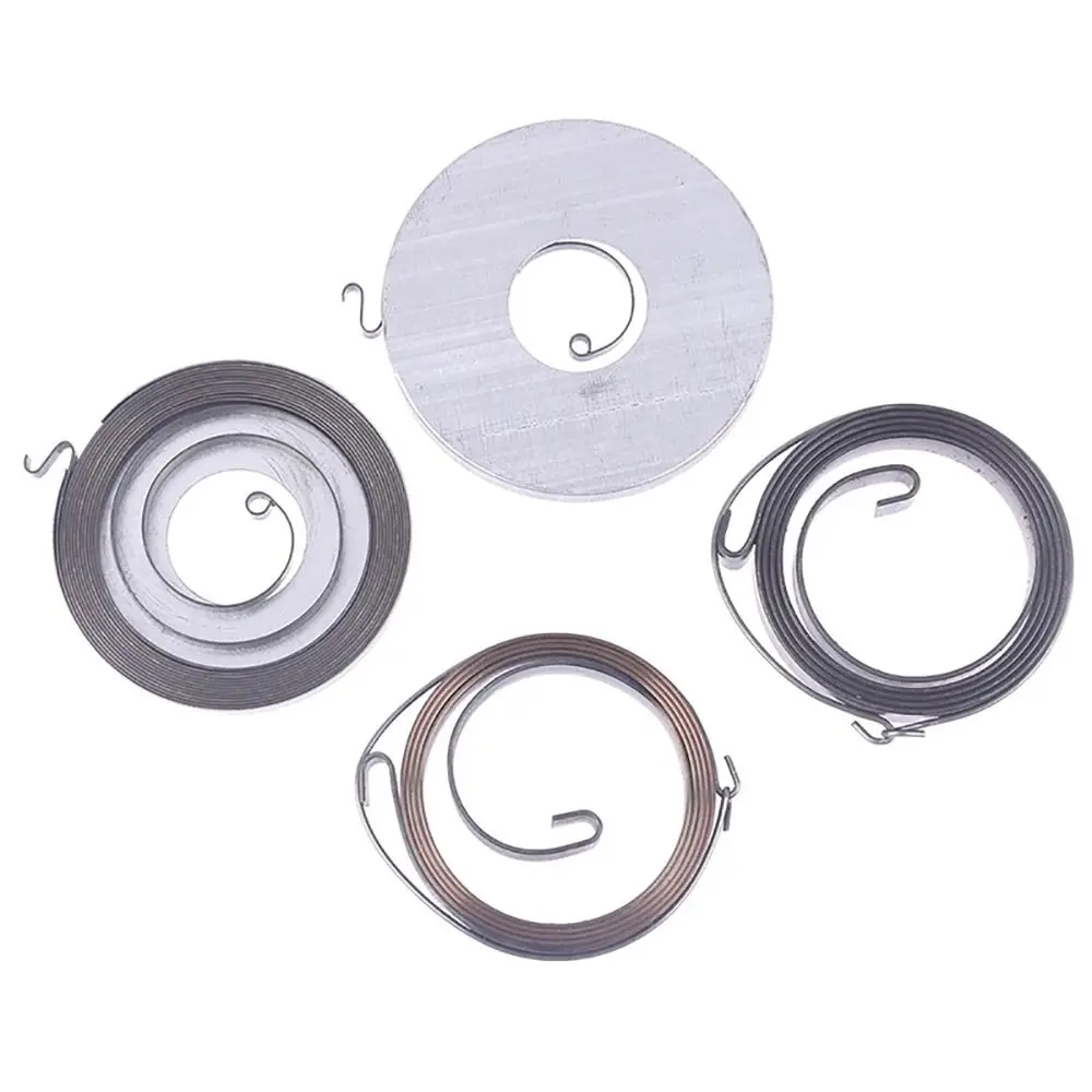 1Pcs New Starter Spring Chain Chain Saw Spring Iron Disc Parts Starter Pulling Plate Spring Easy To Rise 5200/5800