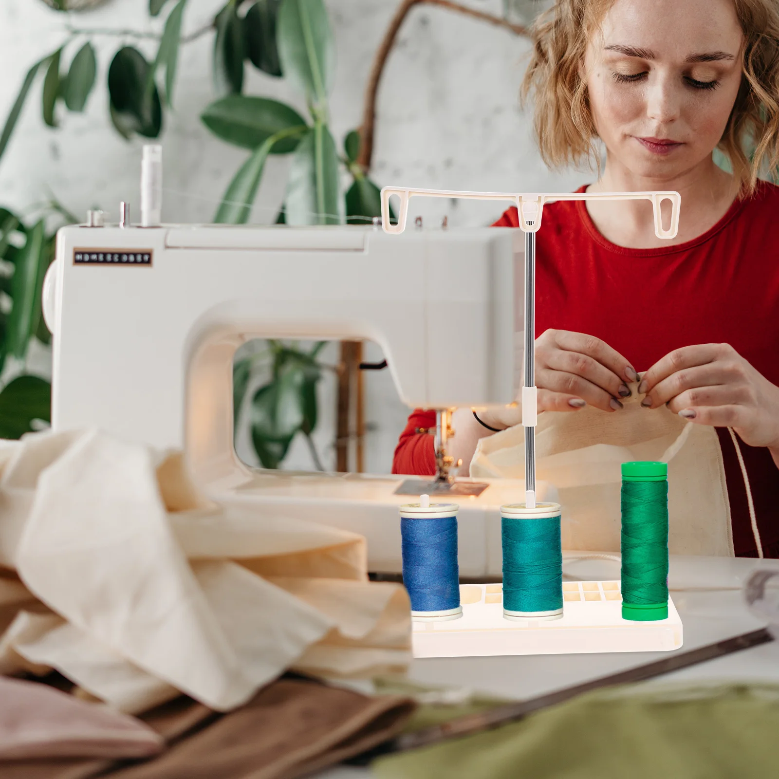 

Sewing Machine Thread Stand Accessories Organizer Embroidery Floss Spool Holder