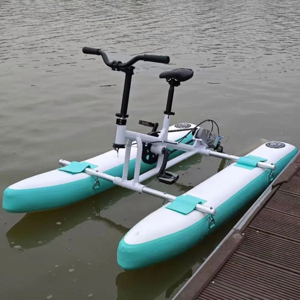 

1 kid Aluminium 18 Speed Changes children Customized Sea Lake Pedal Bicycle Cycle PVC Inflatable Floating Water Bike