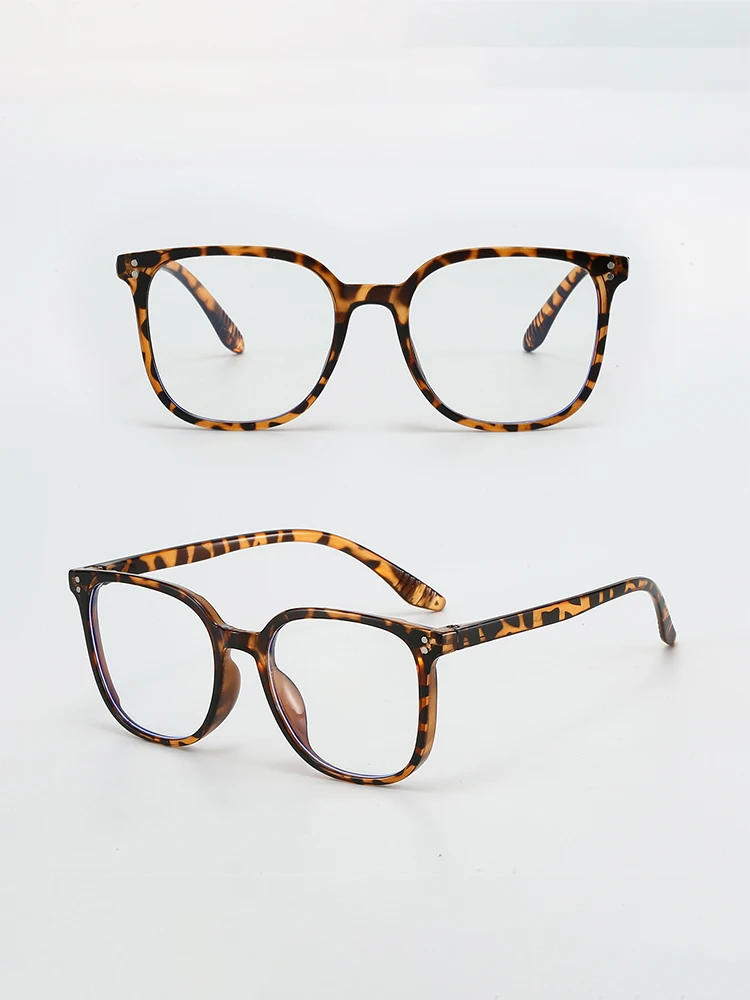 Lunettes rétro à monture rectangulaire, sans ordonnance, article de mode décontracté, adaptées à un usage quotidien en déplacement