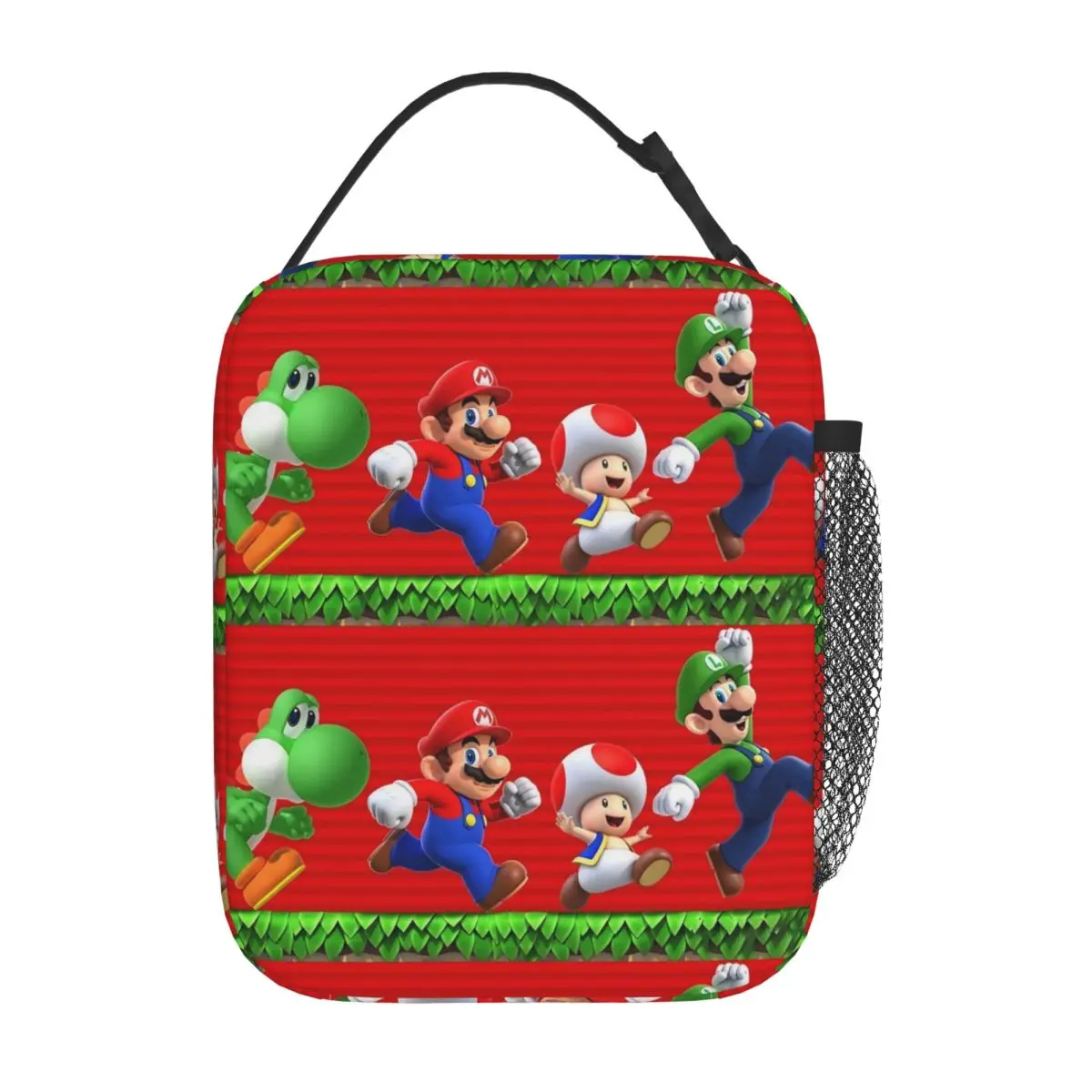 

Super M-Marios Game Insulated Lunch Bags Thermal Bag Lunch Container High Capacity Tote Lunch Box Girl Boy College Outdoor