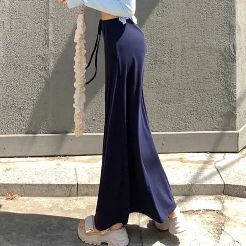 

Chic High Waist Slimming Mid-Length f Skirt Women's Spring Autumn Korean Sle American Hot Girl Fi Tail Skirt