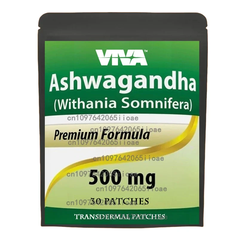 

30 Patches Ashwagandha Root Transdermal Patches Energy Stress and Mood Support