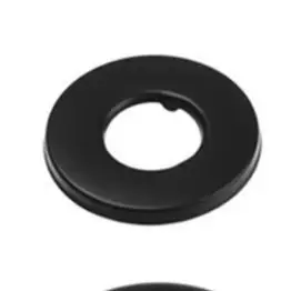 Stainless Steel Decorative Pipe Cover Wall Hole Plate Black Paint Trim For Ring For Water Gas Heating Drain Pipe Kitchen Bathroo