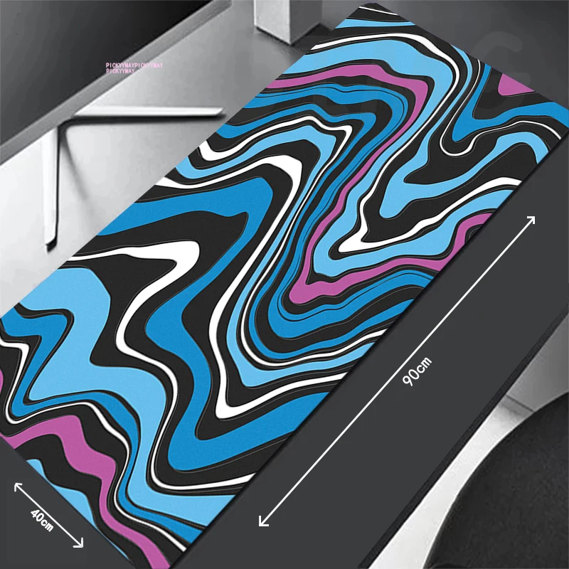 Strata Liquid Grande Mousepad Gamer Tappetini per mouse Tappetino per tastiera Tappeto da scrivania Bordo di bloccaggio Tappetini per scrivania HD per PC Tappetino per mouse aziendale per regalo