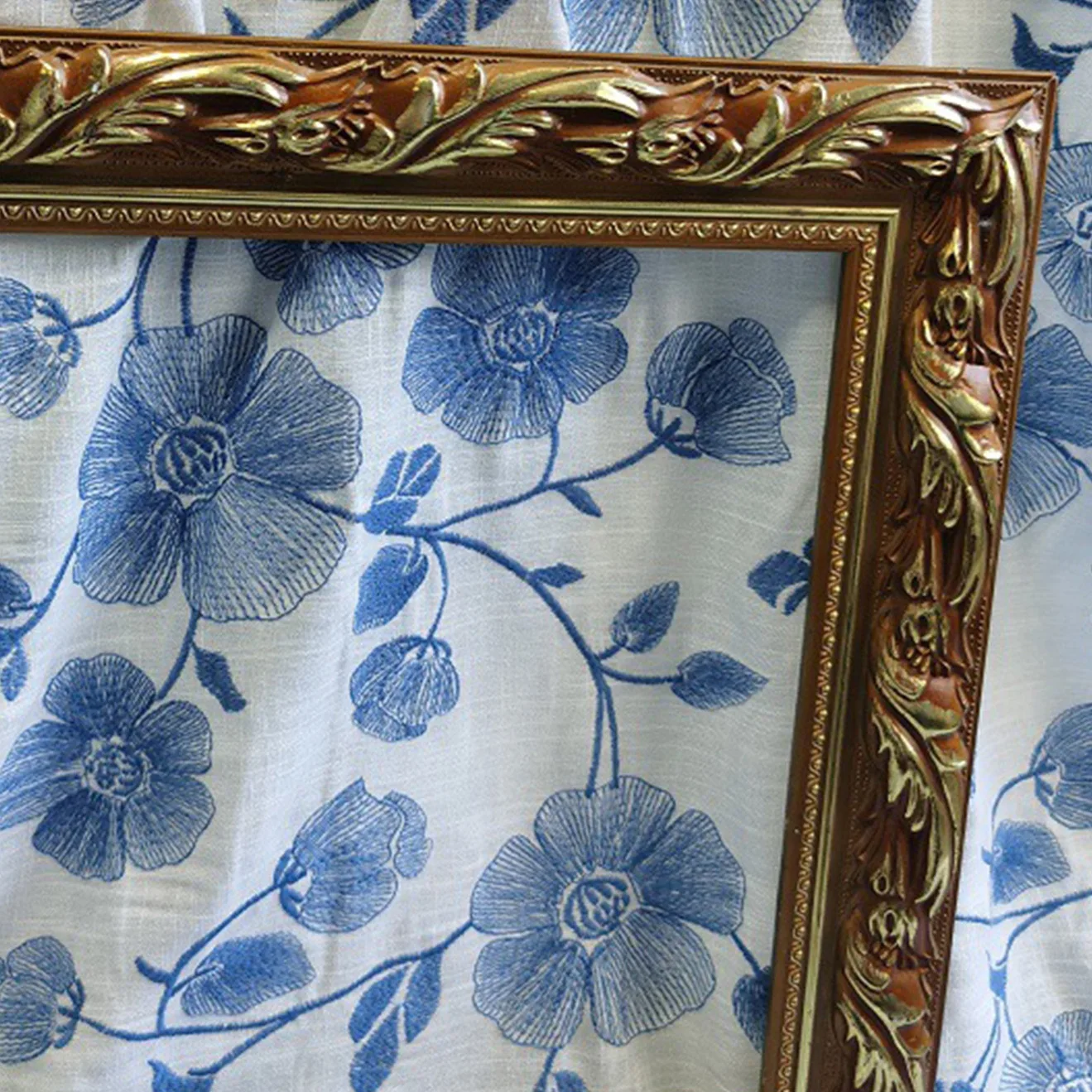 Sticky Linen Contrasting Embroidered Fabric Embroidered Fabric Women's Dress Embroidered Handmade DIY Clothing Fabric