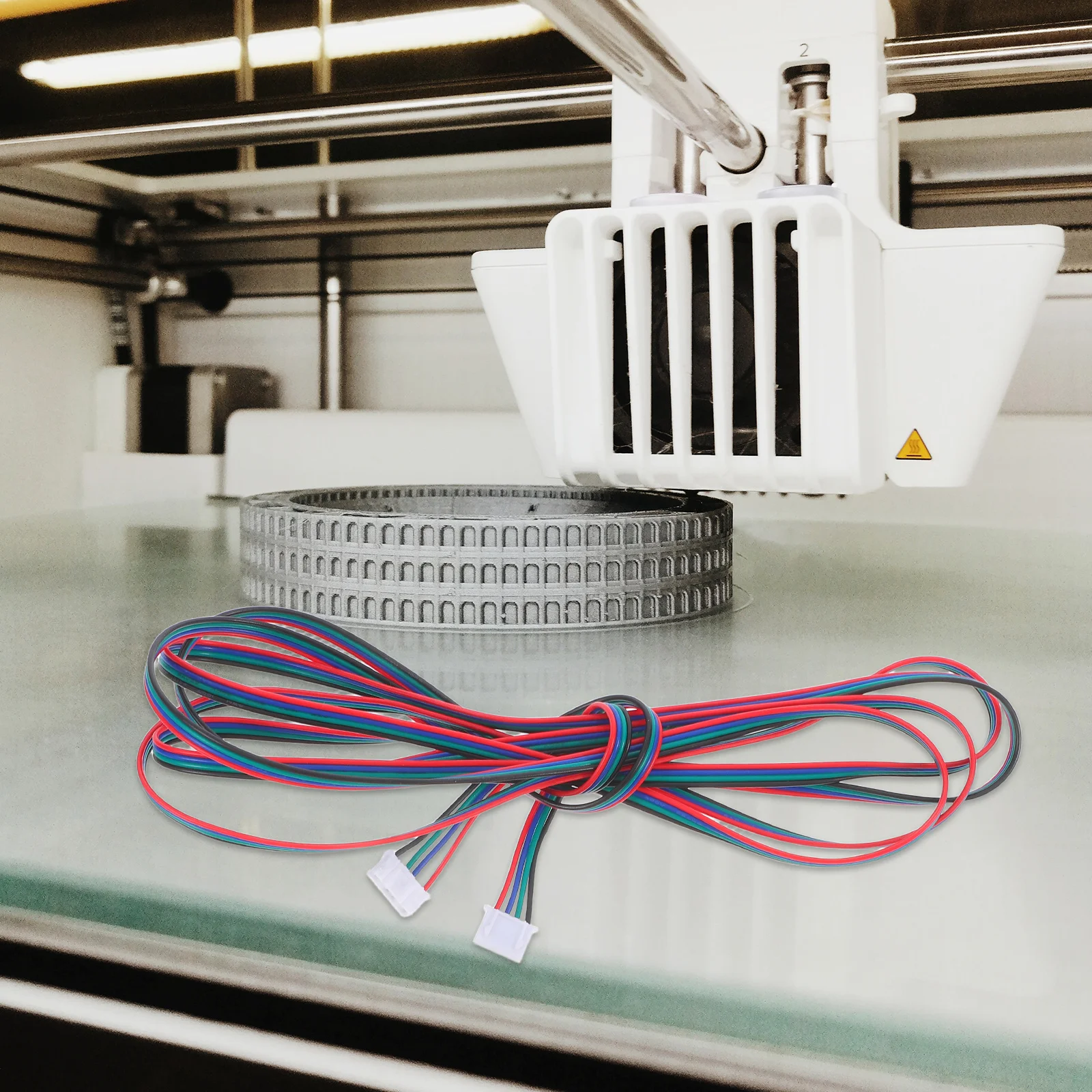 6Pcs 2M .54 to 6Pin Motor Connection Terminals for 3D Printer Stable Operation High Conductivity Motor Wire Splices