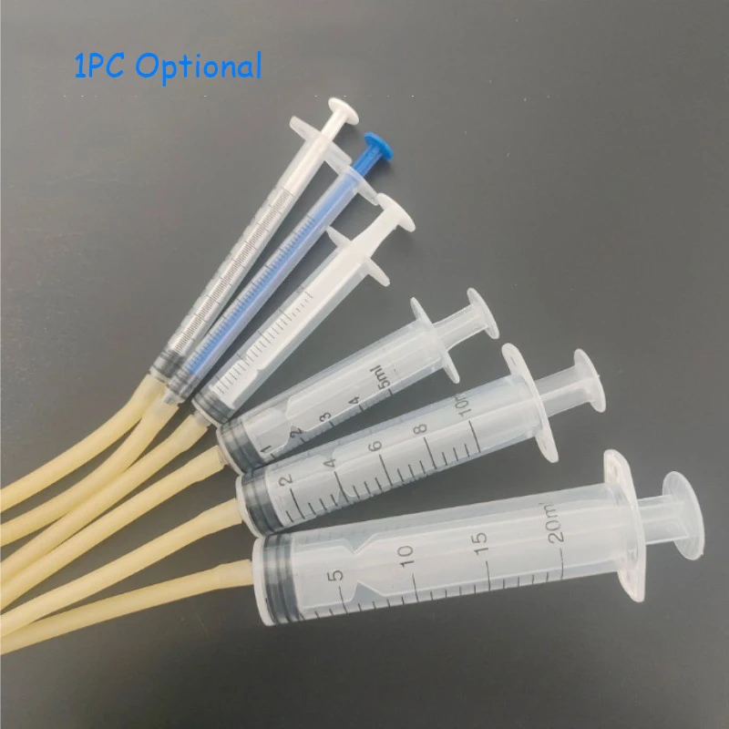 

1PC Animal Gastric Tube Syringe Pet Liquid Food Feeding Tool With Rubber Hoses Precise Scale For Sick Pets Puppies And Kittens