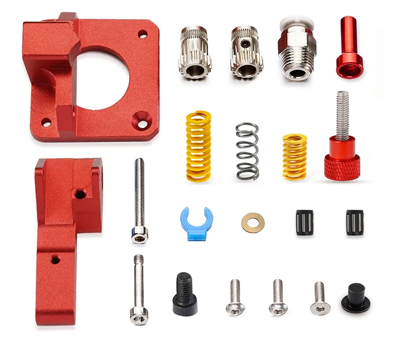 Neuester CR10 PRO Dual Gear Ganzmetall-Extruder, einstellbare Extrusionsfederkompression für Ender 3 5, CR10S PRO 3D-Druckerteile – Detail 8