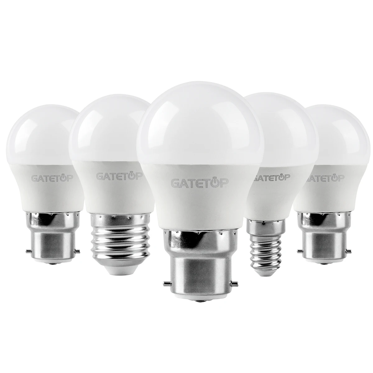 Bombilla LED de Golf para decoración del hogar, lámpara de 1-8 piezas de bajo consumo, G45, E14, E27, 3W, 5W, 6W, 7W, 3000K, 4000K, 6000K, AC230V