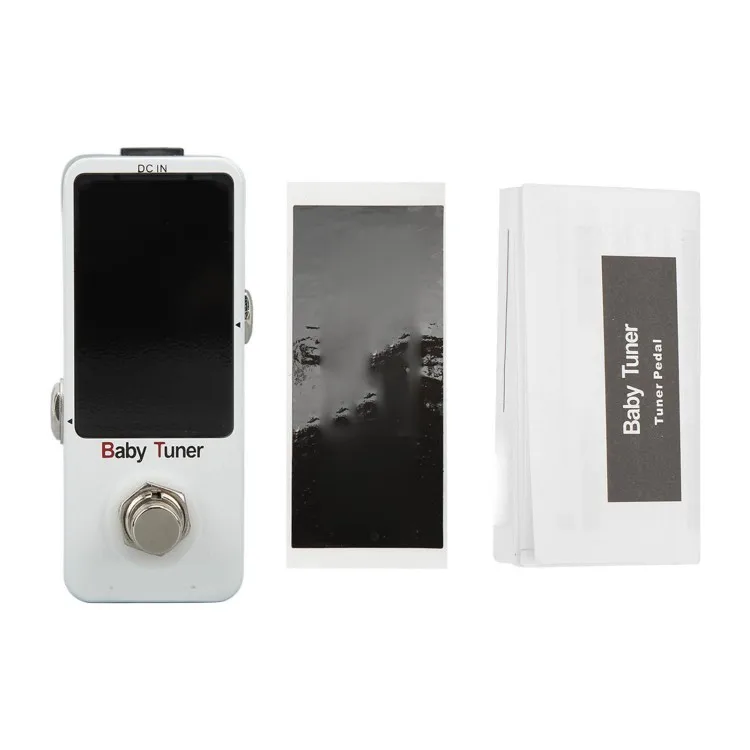 

Hooqu Mini Pedal Tuner Monoblock Chromatic Tuning Effect For Electric Guitar And Bass 12Hz4186Hz