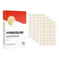 144 Stks/set Gezicht Huidverzorging Acne Puistje Patch 2 Maten Onzichtbare Professionele Genezing Absorberende Spot Sticker Bedekking Voor Mannen Vrouwen