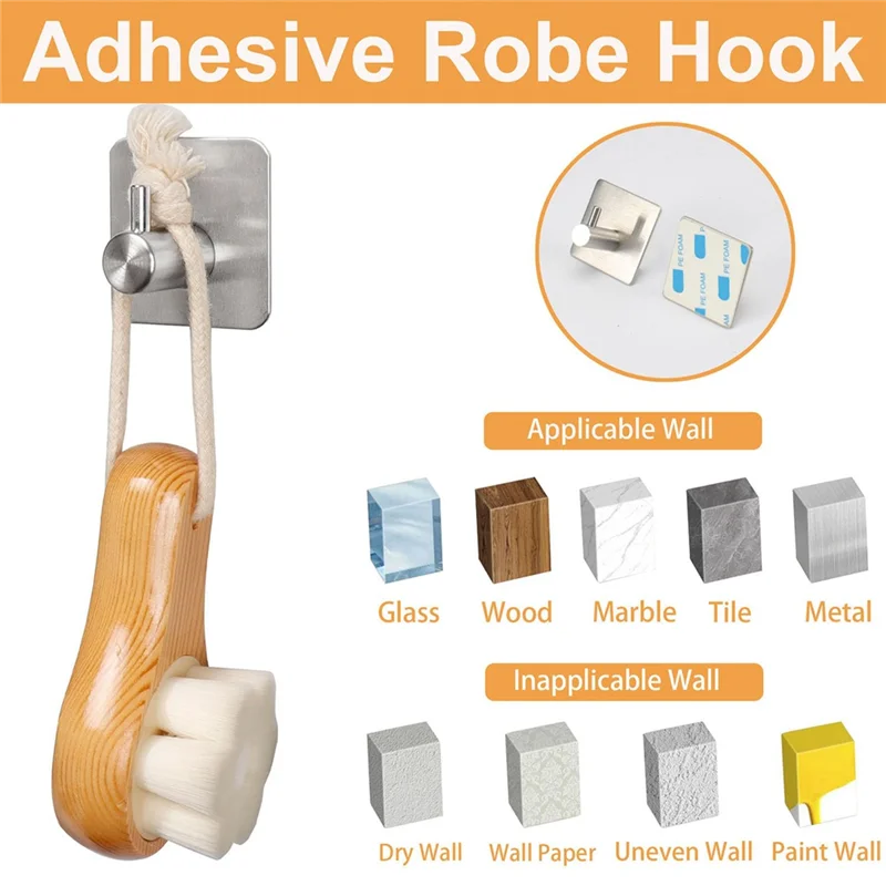 MOPHE-Home Portaoggetti da bagno Set portasciugamani da bagno in acciaio inossidabile Set portasciugamani da bagno