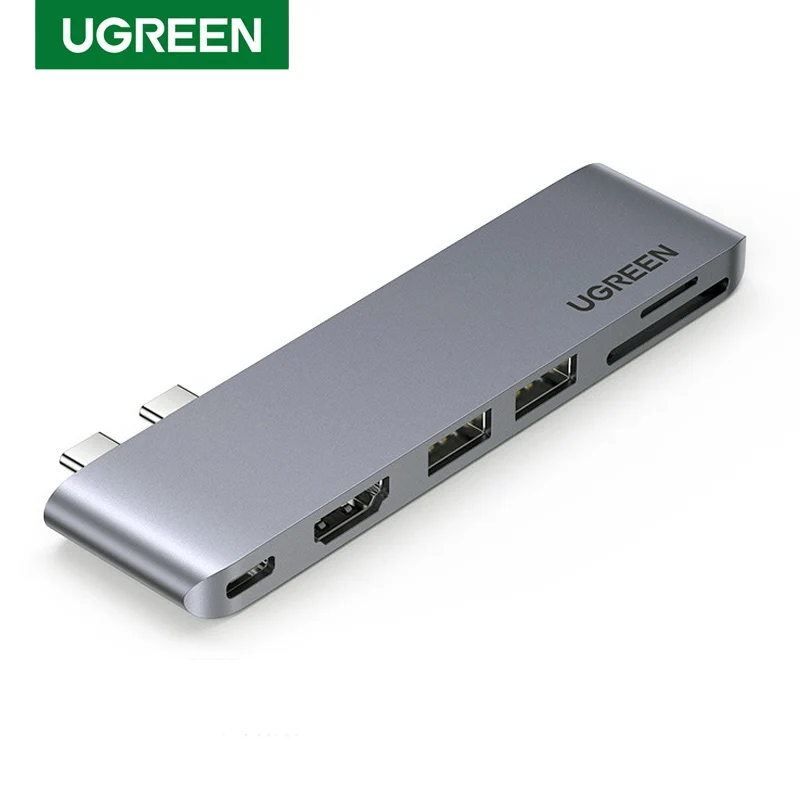 UGREEN CM206 USB C Hub Adapter MacBook 4K HDMI Thunderbolt 3 100W SD TF Card Reader USB Type C HDMI HUB for M2 M1
