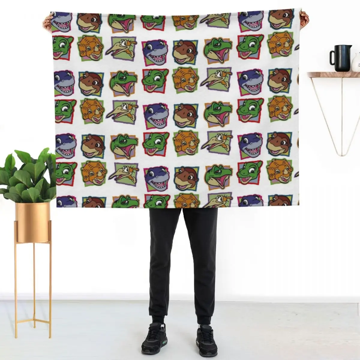 

The Land Before Time Collection Throw Blanket Cozy Home Blanket Gift for Christmas Holiday